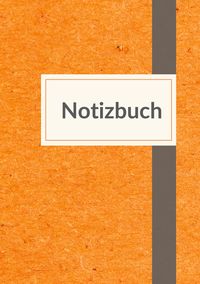 Produktbild: Notizbuch A5 liniert - 100 Seiten 90g/m&sup2; - Soft Cover orange meliert