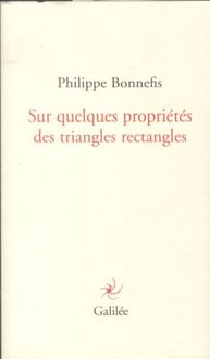 Produktbild: Sur quelques propri&eacute;t&eacute;s des triangles rectangles