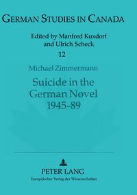 Produktbild: Suicide in the German Novel 1945-89