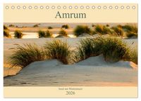 Produktbild: Amrum Insel am Wattenmeer (Tischkalender 2026 DIN A5 quer), CALVENDO Monatskalender