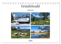 Produktbild: Grindelwald - Jungfrauregion Schweiz (Tischkalender 2026 DIN A5 quer), CALVENDO Monatskalender