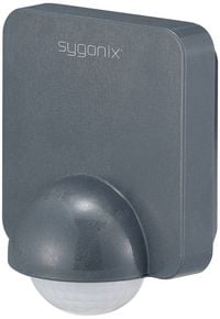 Produktbild: Sygonix SY-5836536 Wand PIR-Bewegungsmelder 360&deg; Relais Dark-Grey IP54