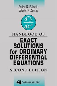 Produktbild: Handbook of Exact Solutions for Ordinary Differential Equations
