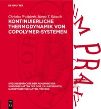 Produktbild: Kontinuierliche Thermodynamik von Copolymer-Systemen