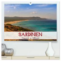Produktbild: Sardinien Panoramakalender / CH-Version (hochwertiger Premium Wandkalender 2027 DIN A2 quer), Kunstdruck in Hochglanz