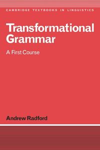 Produktbild: Transformational Grammar