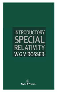 Bild vom Artikel Introductory Special Relativity vom Autor W. G. V. Rosser