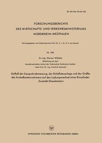 Produktbild: Einflu der Saugrohrabmessung, der Einlasteuerlage und der Groe des Kurbelkastenvolumens auf den Ladungswechsel eines Einzylinder-Zweitakt-Dieselmotors