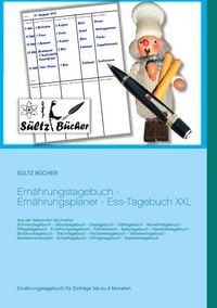 Produktbild: Ern&auml;hrungstagebuch - Ern&auml;hrungsplaner - Ess-Tagebuch XXL