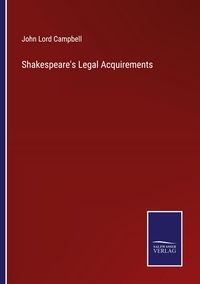 Produktbild: Shakespeare's Legal Acquirements