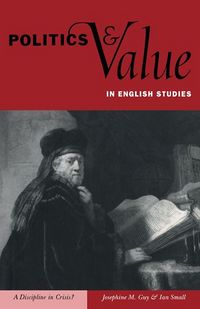 Produktbild: Politics and Value in English Studies