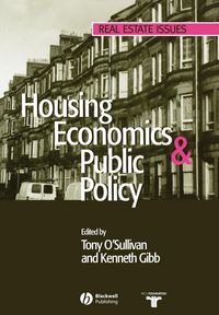 Produktbild: Housing Economics and Public Policy