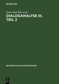 Produktbild: Dialoganalyse III, Teil 2