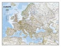 Produktbild: National Geographic Map Classic Europe, enlarged, Planokarte