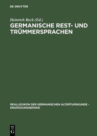 Produktbild: Germanische Rest- und Tr&uuml;mmersprachen