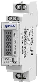 Produktbild: ENTES ES-45L ES-45LS Wechselstromz&auml;hler digital 45A MID-konform: Ja 1St.