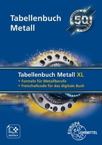 Produktbild: Tabellenbuch Metall XL
