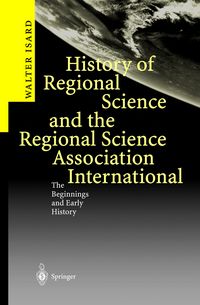 Produktbild: History of Regional Science and the Regional Science Association International