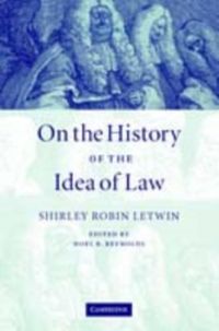 Produktbild: On the History of the Idea of Law
