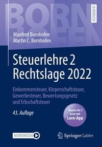 Bild vom Artikel Steuerlehre 2 Rechtslage 2022 vom Autor Manfred Bornhofen