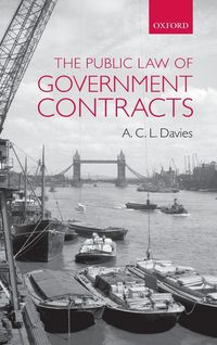 Produktbild: The Public Law of Government Contracts