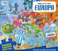 Produktbild: Europa. Viaggia, conosci, esplora. Con puzzle