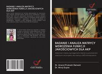 Produktbild: Badanie I Analiza Matrycy Wdro&iquest;enia Funkcji Jako&iquest;ciowych Dla Akp