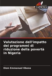 Produktbild: Valutazione dell'impatto dei programmi di riduzione della povert&agrave; in Nigeria