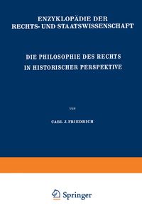 Produktbild: Die Philosophie des Rechts in Historischer Perspektive