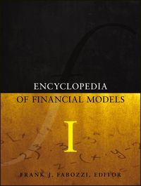 Produktbild: Encyclopedia of Financial Models, Volume I