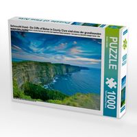 Produktbild: CALVENDO Puzzle Sehnsucht Irland - Die Cliffs of Moher in County Clare sind eines der grandiosesten Naturschauspiele | 1000 Teile Lege-Gr&ouml;&szlig;e 64x48cm Foto-Puzzle f&uuml;r gl&uuml;ckliche Stunden