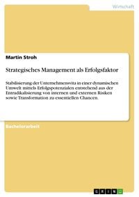 Produktbild: Strategisches Management als Erfolgsfaktor