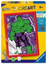 Produktbild: CreArt, Malen nach Zahlen Kinder Marvel Avengers - Hulk Smash