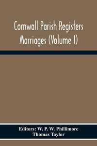 Produktbild: Cornwall Parish Registers Marriages (Volume I)