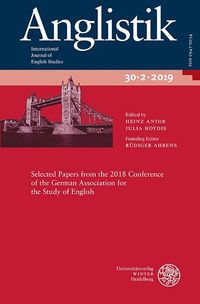 Produktbild: Anglistik. International Journal of English Studies. Volume 30.2 (2019)