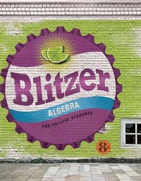Produktbild: Blitzer, R: Algebra for College Students
