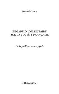Produktbild: Regard d'un militaire sur la societe fra