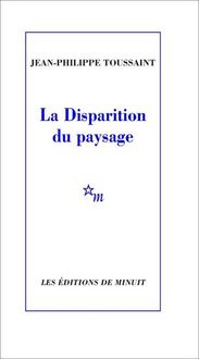 Produktbild: La Disparition Du Paysage