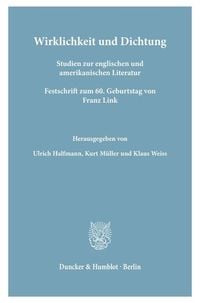 Produktbild: Wirklichkeit und Dichtung.