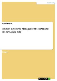 Produktbild: Human Resource Management (HRM) and its new, agile role