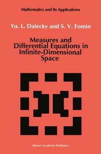 Produktbild: Measures and Differential Equations in Infinite-Dimensional Space