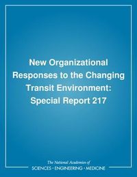Produktbild: Transportation Research Board: New Organizational Responses