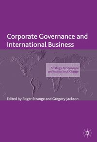Produktbild: Corporate Governance and International Business