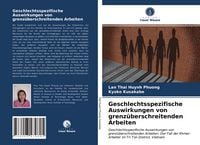 Produktbild: Geschlechtsspezifische Auswirkungen von grenz&uuml;berschreitenden Arbeiten
