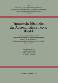 Bild vom Artikel Numerische Methoden der Approximationstheorie vom Autor Collatz