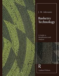 Produktbild: Adovasio, J: Basketry Technology