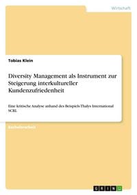 Produktbild: Diversity Management als Instrument zur Steigerung interkultureller Kundenzufriedenheit