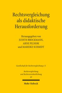 Produktbild: Rechtsvergleichung als didaktische Herausforderung
