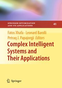 Produktbild: Complex Intelligent Systems and Their Applications