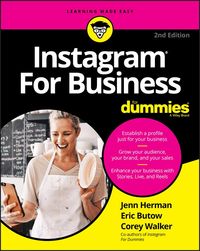 Produktbild: Herman, J: Instagram For Business For Dummies
